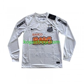 Billiga Fotbollströjor Santos FC Neymar JR 11 Retro Hemma tröja 2011-2012 Långärmad